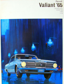 Plymouth Valiant Modelprogram 1965 Carbrochure (10343)